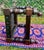 Brown Vintage Spanish Revival Woven Leather Strap Rolling Footstool For Sale - Image 8 of 13
