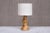 This rare table lamp was designed by bruno karlsson and produced by ego stengods ateljé in sweden during the 1960s. The...