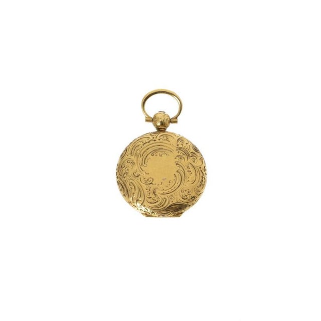 18K Gold Pendant Photo Frame, 19th Century For Sale - Image 6 of 6