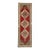 Vintage Turkish Oushak Rug Runner - 03'07 X 11'07 For Sale