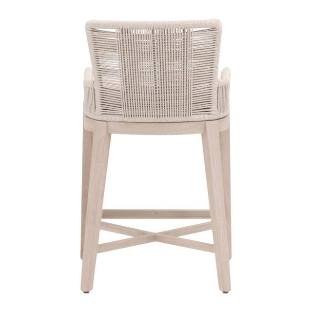 Transitional Essentials for Living Overlay Outdoor Counter Stool For Sale - Image 3 of 9