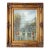 Vintage European Street Scene Original Oil Painting Signed J. Turner For Sale