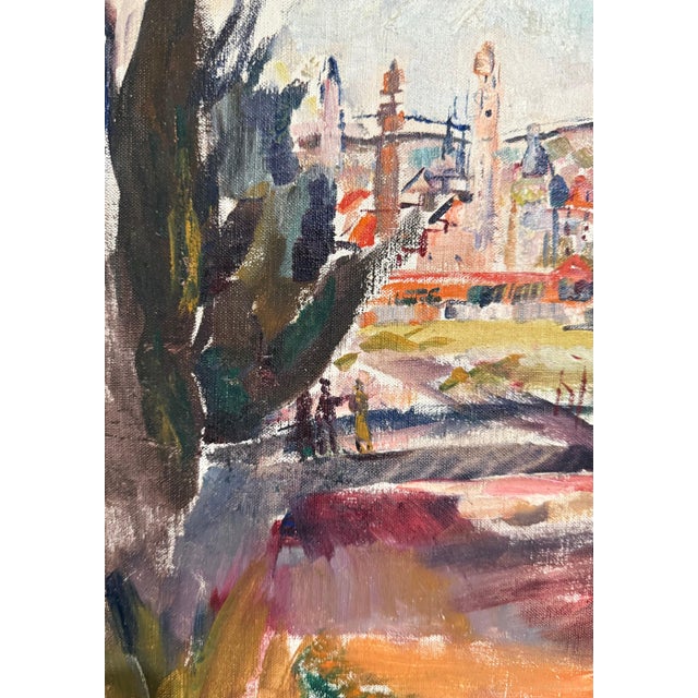 Early 20th Century Theresa Bernstein, Oil Painting Israeli Landscape Theresa Bernstein Ashcan Realism For Sale - Image 5 of 10