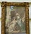 1860s French Trumeau Mirror Narrow Gold Frame Scene of Lay of the House & Her Maid For Sale - Image 4 of 5