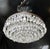 Beaux-Arts 1920s Gilt Brass and Crystal Beaded Basket Chandelier For Sale - Image 3 of 11
