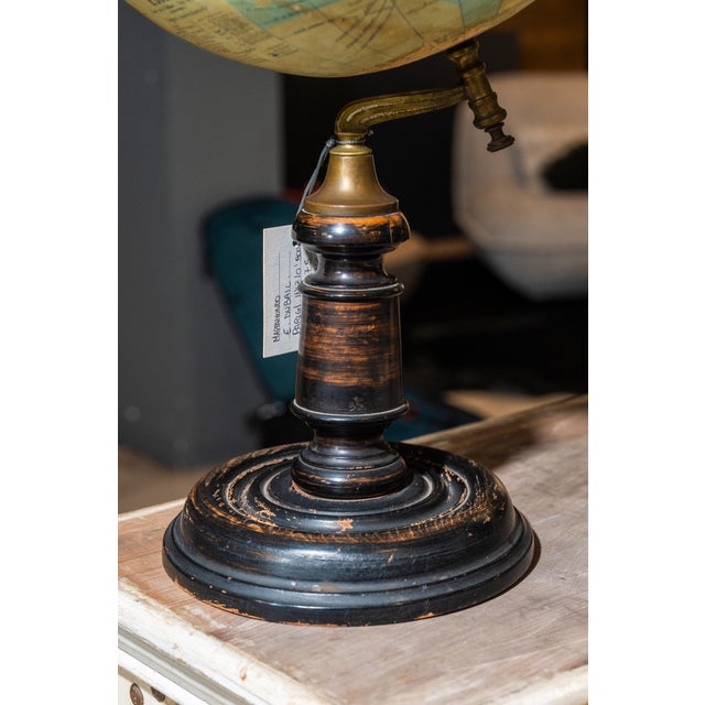 World Map Globe from E. Dubail, 1890s For Sale - Image 3 of 4