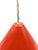 Vintage Scandinavian Cone Pendant Lamp in Red Enamel & Ceramic in the style of Louis Poulsen, 1960s For Sale - Image 6 of 15