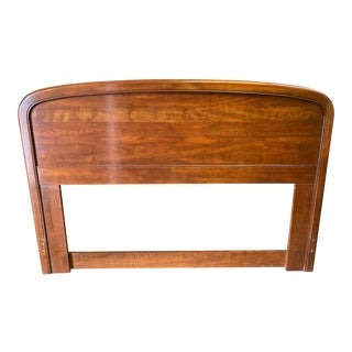 Full Size Ethan Allen Campaign Style Headboard For Sale