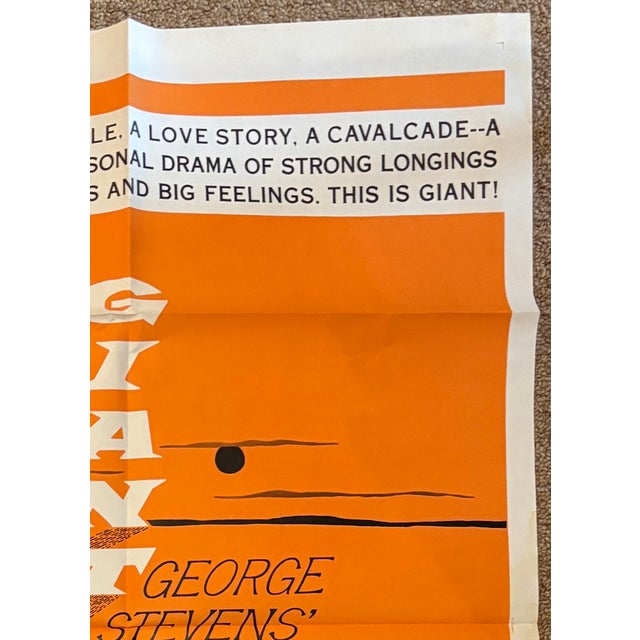 Printmaking Materials "Giant' Movie Poster 1963 and 1st Edition Book 1952 by Edna Ferber For Sale - Image 7 of 18