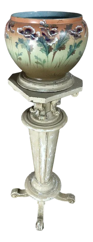 Large Art Nouveau Planter