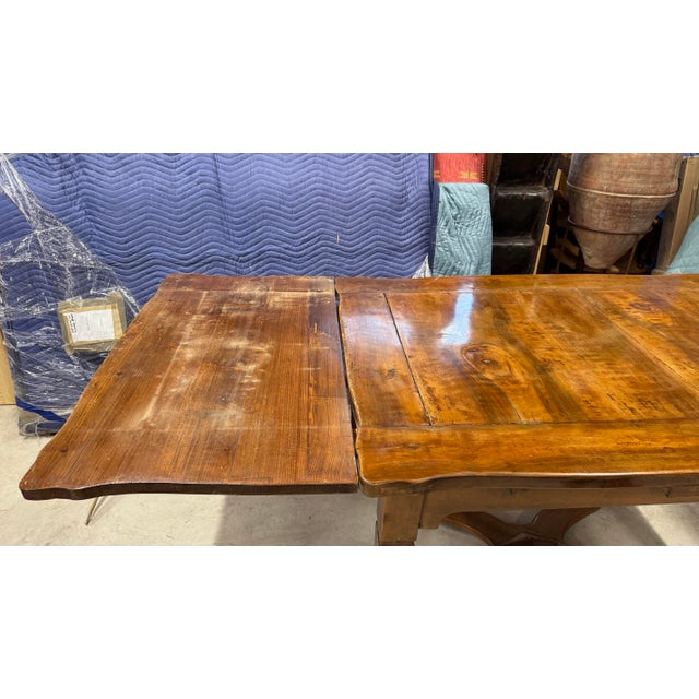 Early 1900’s Small Italian Dining Table With Extensions For Sale - Image 11 of 12