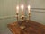 Large Brass Three Branch Table Lamps Candelabra, 1930, Set of 2 For Sale - Image 4 of 9