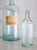 Pair of American Antique Aqua Apothecary Bottles From Chicago and Lexington For Sale - Image 11 of 18