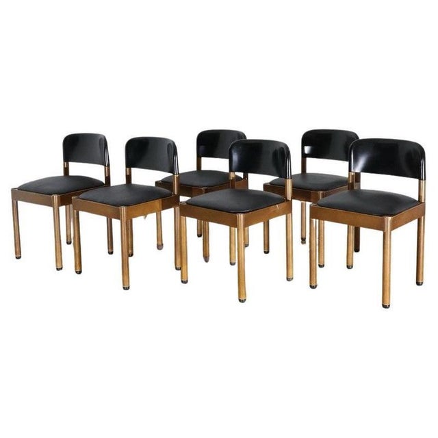 Dining Chairs from Piarotto, 1960s, Set of 6 For Sale - Image 10 of 10