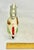Vintage Hand-Painted Lusterware Ceramic Rooster Figurines From Brazil - A Pair For Sale - Image 11 of 12