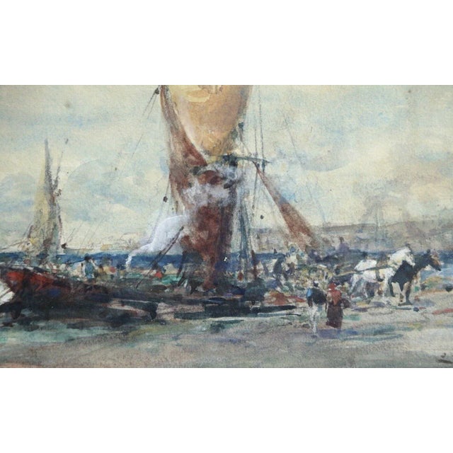 1900 - 1909 Nautical Oil Painting Edward Aubrey Hunt 1855-1922 Hammer Prices to $53,000 For Sale - Image 5 of 8