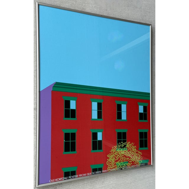 Poster From Silk Screen Print "Soho n.y." Edition 250/250 1982 by Ole Kortzau For Sale - Image 4 of 7