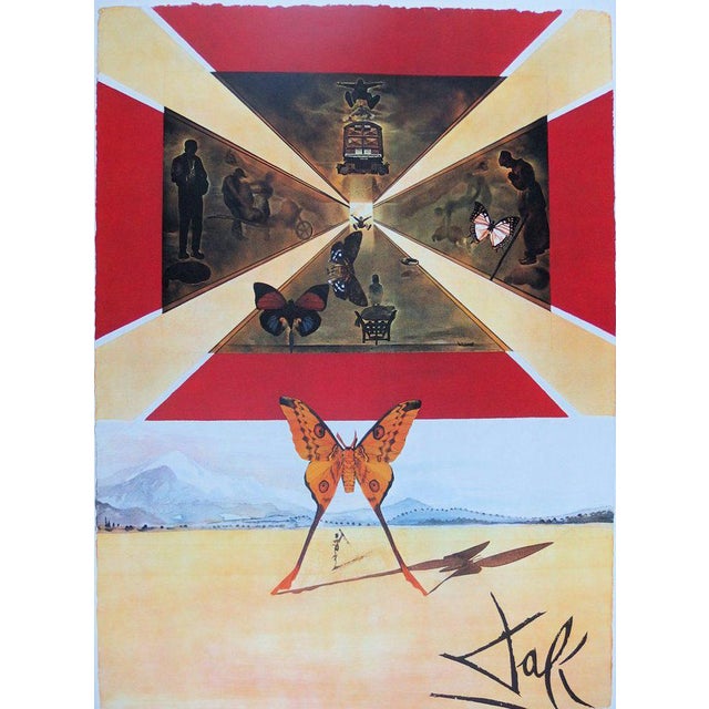 Salvador dalí (1904-1989) roussillon (perpignan) original lithograph and heliogravure (matthieu and draeger workshops)...