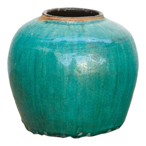 Aqua Lagoon Glazed Vase