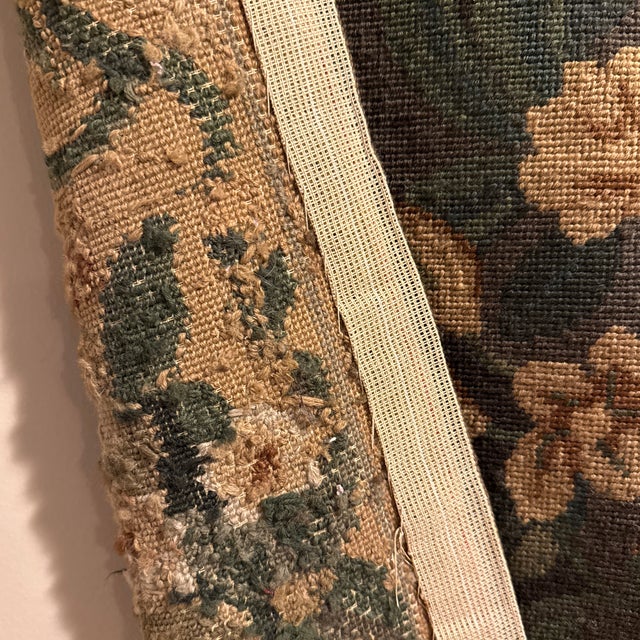 Metal Large Vintage 5x8 Verdure & Millefleurs Tapestry For Sale - Image 7 of 11