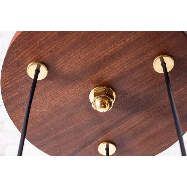 Mid-Century Red Pendant Light, 1950s For Sale - Image 3 of 9