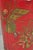Mid 20th Century Mid 20th Century Italian Chinoiserie Hand Painted Oriental Red Tole Metal Wastebasket Trashcan For Sale - Image 5 of 18
