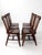 Brown Vintage Colonial Spindle Back Wood Dining Chairs Set of 6 For Sale - Image 8 of 16