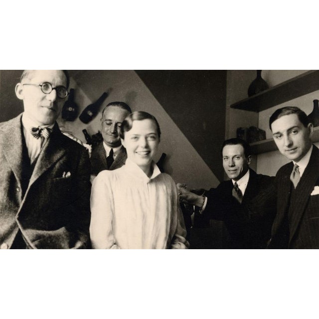 Bauhaus Set of LC1 Leather Armchairs by Le Corbusier for Cassina, 1966 For Sale - Image 3 of 18