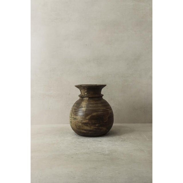 Vintage Teak Vase For Sale - Image 4 of 5