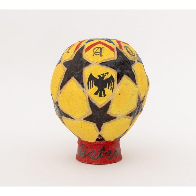 Christopher Suarez Soccer Ball Sculpture For Sale - Image 4 of 12