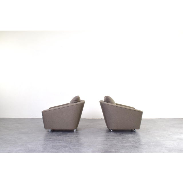 Textile Space Age German Lounge Chairs, 1960s, Set of 2 For Sale - Image 7 of 18