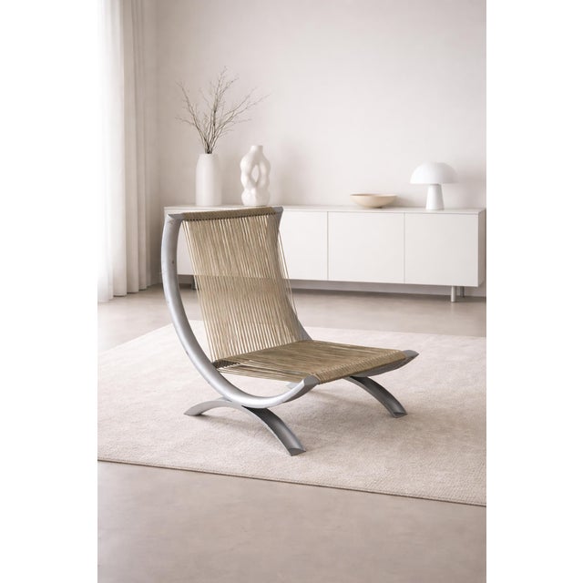 Ferrotipi Low Armchairs Prototype from G. Malacrida & P.Resmini, 1968, Set of 2 For Sale - Image 9 of 14