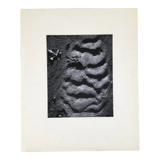 “Waves in Sand Left by Flood Water” Dean W Hand Black and White Photograph 1961 For Sale