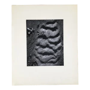 “Waves in Sand Left by Flood Water” Dean W Hand Black and White Photograph 1961
