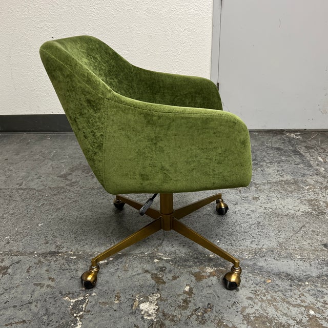 Zarek Mid Century Upholstered Office Chair Chairish