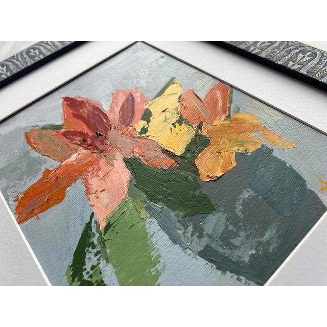 Impasto Floral Painting by California Artist For Sale - Image 10 of 12
