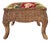 Wicker & Rose Needlepoint Footstool For Sale