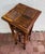 Vintage Tortoiseshell Rattan Plant Stand Side End Table With Drawer For Sale - Image 4 of 8