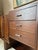 Brown Antique Art Deco Oak Credenza Sideboard / Stepped Buffet Cabinet For Sale - Image 8 of 17
