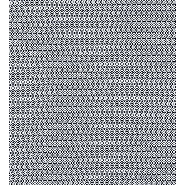 Traditional Sample - The House of Scalamandré Bird's Eye Weave Fabric, Navy For Sale - Image 3 of 3