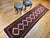 Persian Vintage Persian Malayer Runner Rug, Hand-Knotted Wool, Geometric Pattern, 3x10, Ivory & Red For Sale - Image 3 of 15