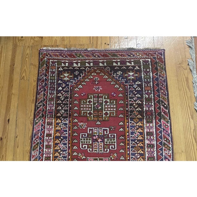 Vintage Middle Eastern Rug For Sale - Image 4 of 8