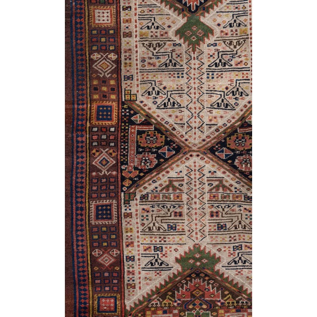 Antique Circa 1900 Oversize Brown Serab Hand Knotted Wool Runner 4ft 1in X 22ft 3in For Sale - Image 14 of 14