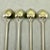 Sterling Silver Highball or Iced Tea Heart Leaf Bowl Stirring Straws, Set of 4 For Sale In Philadelphia - Image 6 of 11