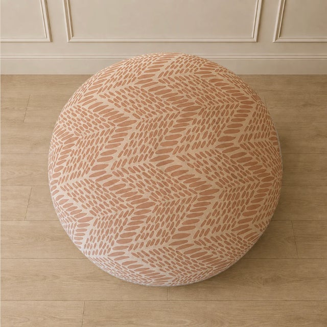 Bring warm vintage character into your space with this Vintage Gold Leaf Skirted Stool. It features a generously padded...