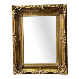 Large Gilt Double Frame Mirror For Sale