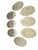 Cream Vintage Hallie St. Mary Capiz Pearl Shell Place Mats- Set of 8 For Sale - Image 8 of 17