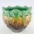Brown Stunning Large Antique Art Nouveau Pottery Jardiniere Blended Majolica Hearts For Sale - Image 8 of 12