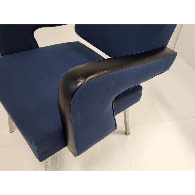 1950s President Chairs by Jacques Adnet, 1950s, Set of 2 For Sale - Image 5 of 13