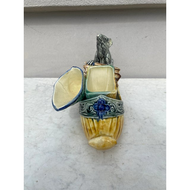 1900 - 1909 Belgium Majolica Rat Smoke Set Wasmuel , Circa 1900 For Sale - Image 5 of 9